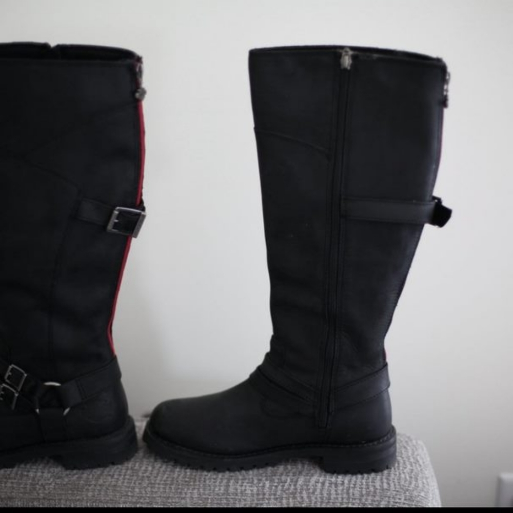 Harley-Davidson Women's Lomita 15.25-Inch Black Motorcycle Boots D84325 Size 8